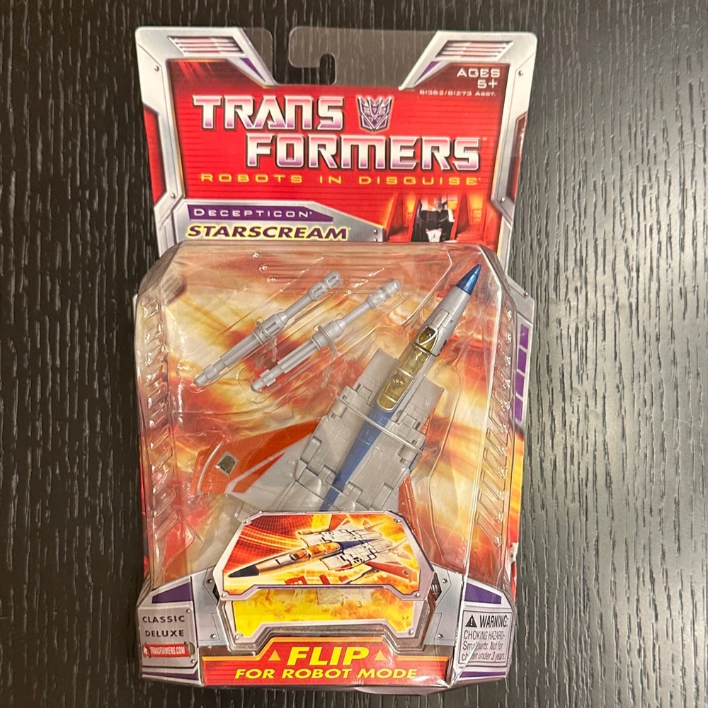 Starscream Toy - Gray and Blue